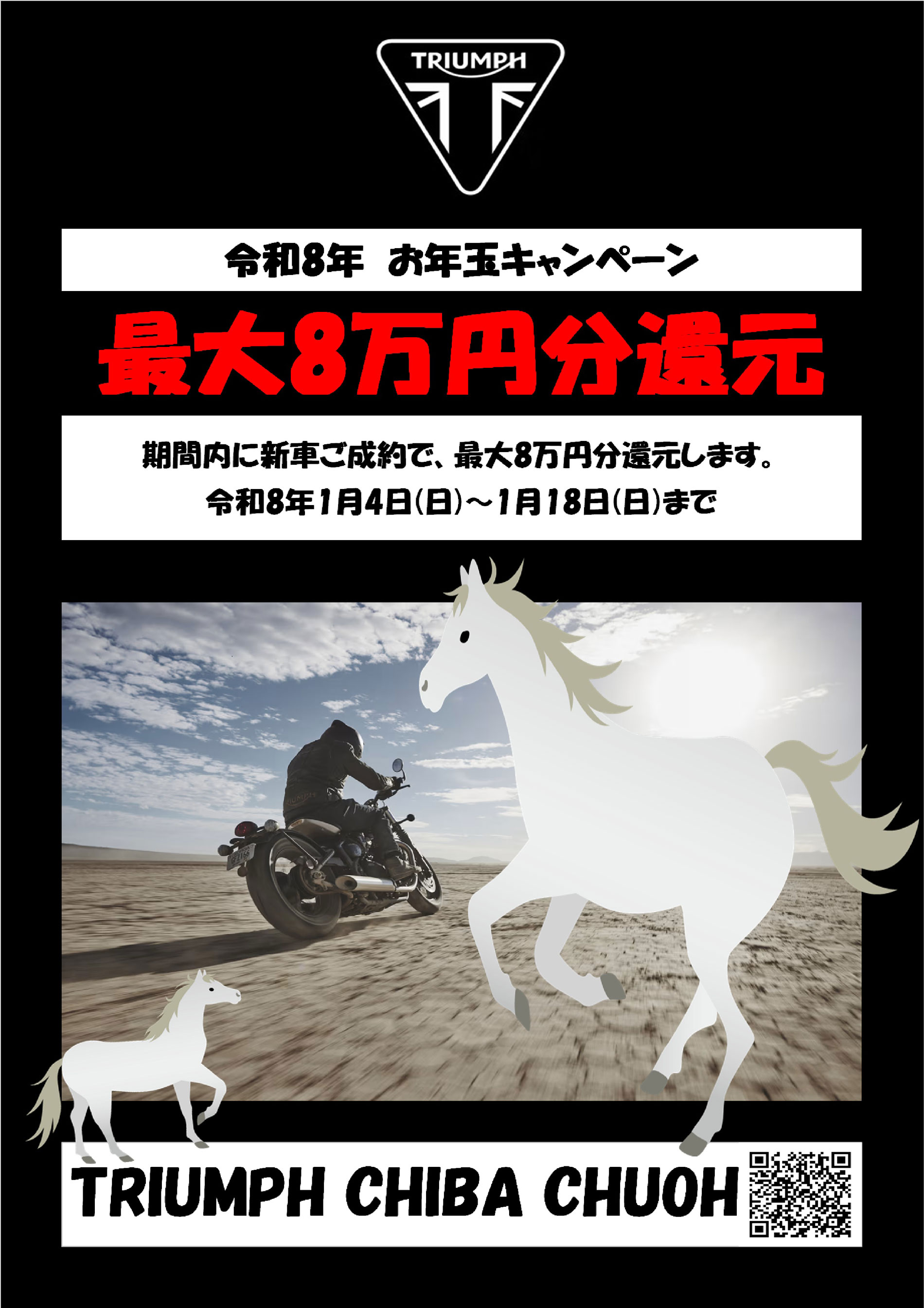 トライアンフお年玉